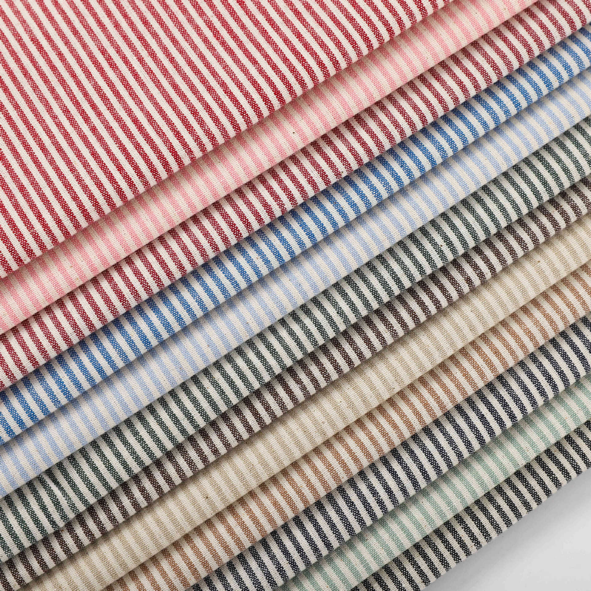 全棉朝阳条牛津条男装村衫面料流行干净阳光男孩学生条纹日韩风