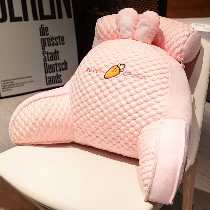 Estera de verano Cojín de cabecera Bolsa suave Almohada de respaldo grande Sofá de dormitorio Cama de lectura Almohada de cintura Almohada