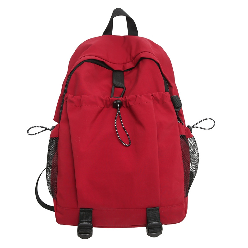 Mochila femenina casual de todo fósforo de nuevo estilo para estudiantes de secundaria y preparatoria, mochila escolar de reducción de carga de gran capacidad, mochila de viaje simple