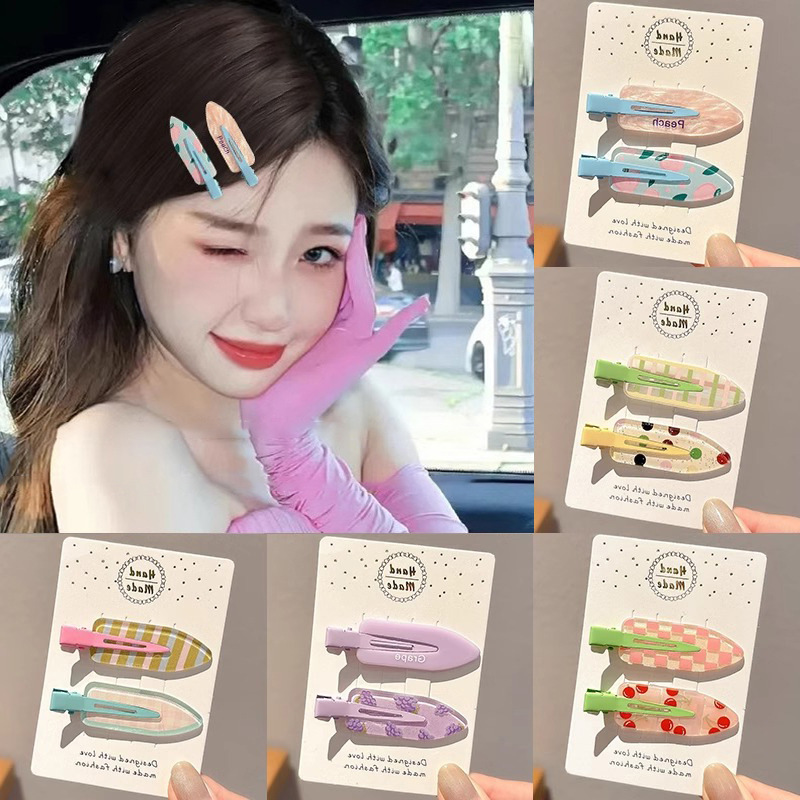 Una abrazadera de cabello lateral frisa tocado para mujeres 2025 nuevo frente abrazadera de cabello rotura abrazadera de cabello sin rastro abrazadera de boca de pato