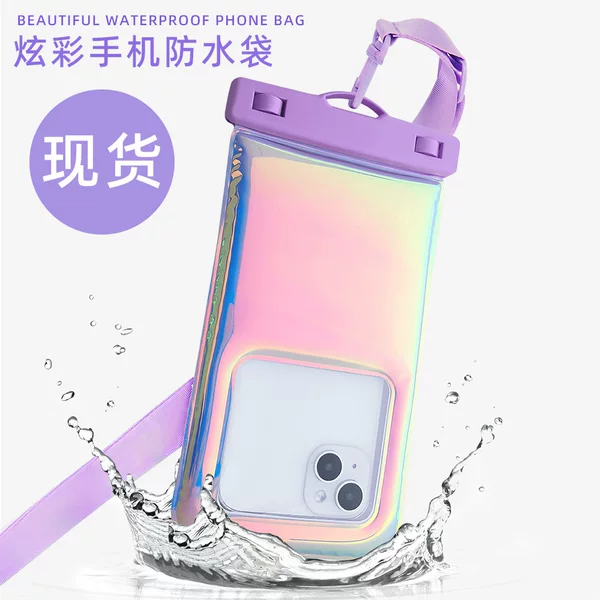 Factory in stock Colorful Mobile Phone Waterproof Bag Sponge Floating Waterproof Mobile Phone Bag Swimming Beach Waterproof Mobile Phone Case