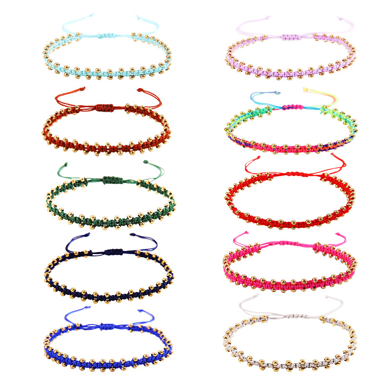 Vacation Solid Color rope Plating Womenu0027S Bracelets 1 Piece