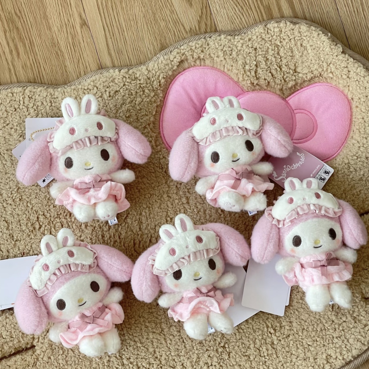 헬로키티 가방 장식품, 잠옷, 안대 시리즈, 헬로키티 인형, 귀여운 장식품, 절친에게 인형 선물