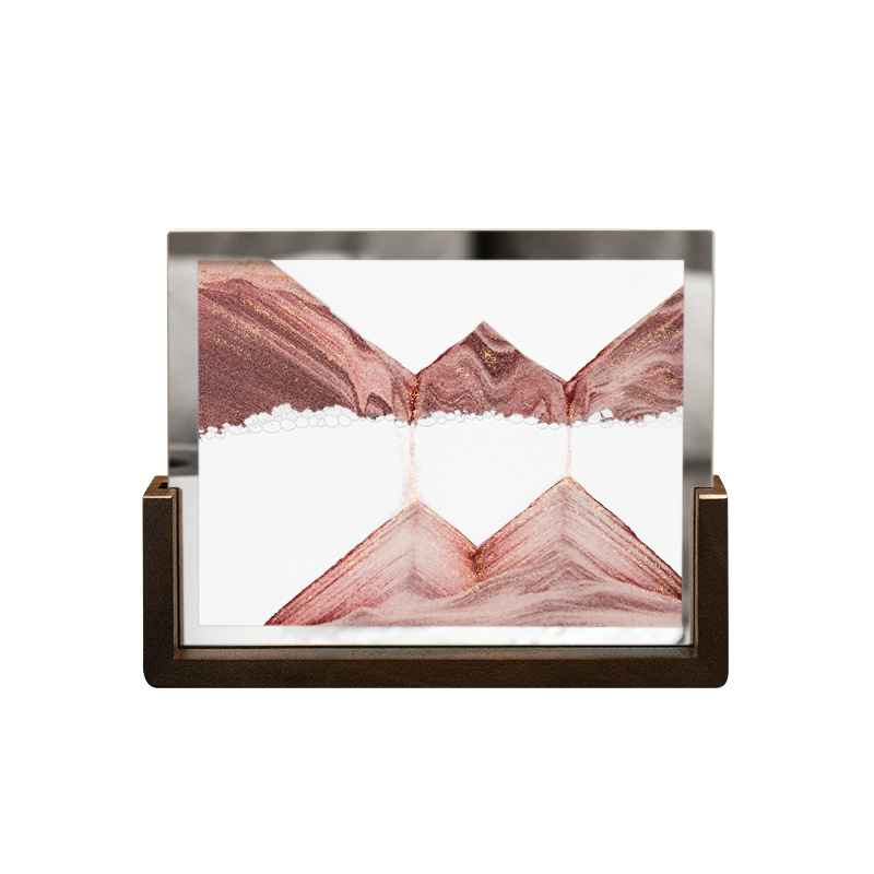 3D 플립 수영장 그림 장식품 유리 공예 선물 홈 장식 회전 광장 수영장 그림 집들이 선물