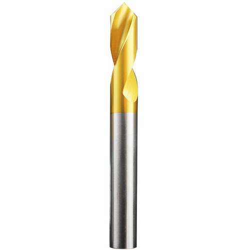 90° Cobalt-containing titanium-plated fixed-point drill for coated steel CNC tool chamfering knife positioning drill center drill
