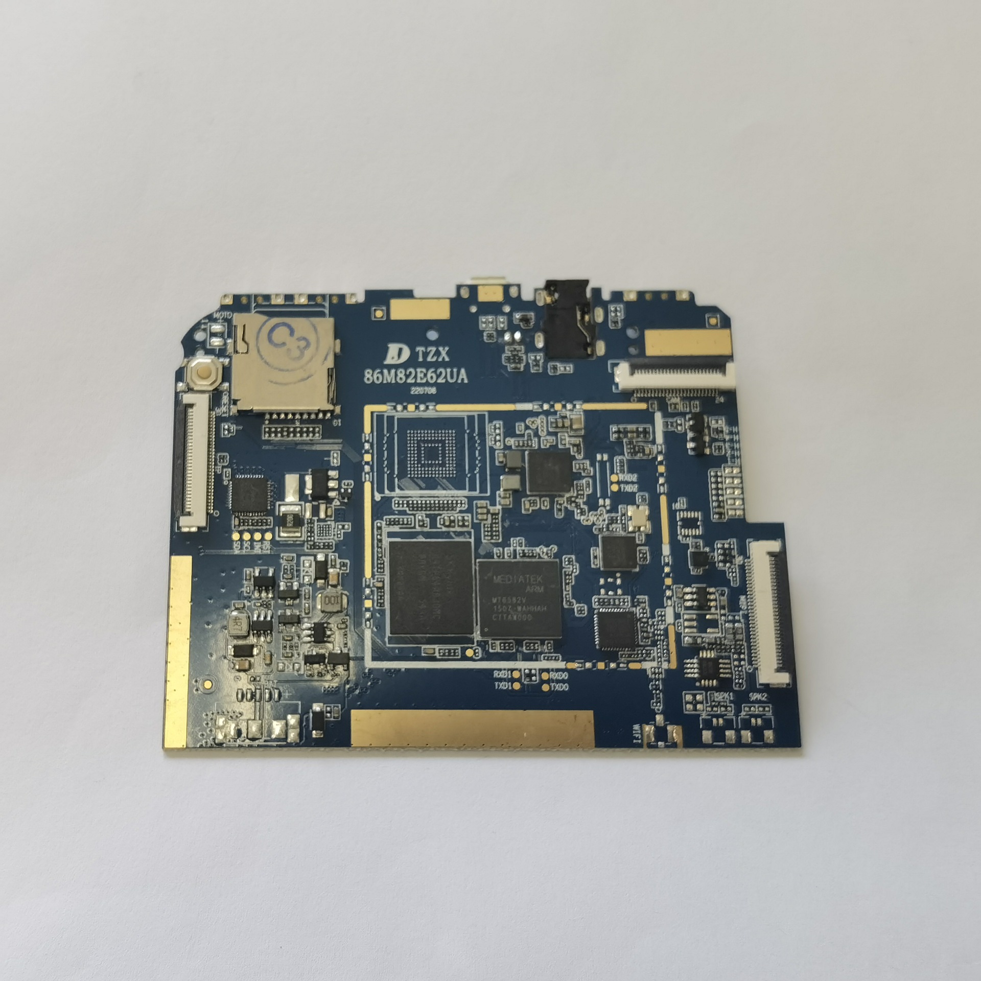 平板电脑 86V外壳 MTK主板 6582 86M82E62UA 主板方案 1+16G