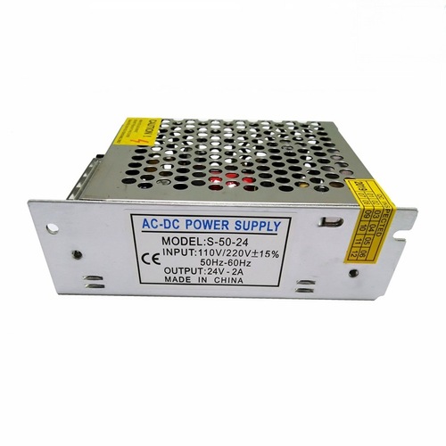 24V2A switching power supply 24V50W transformer LED light strip light strip S-50-12V4.2A DC regulated power supply