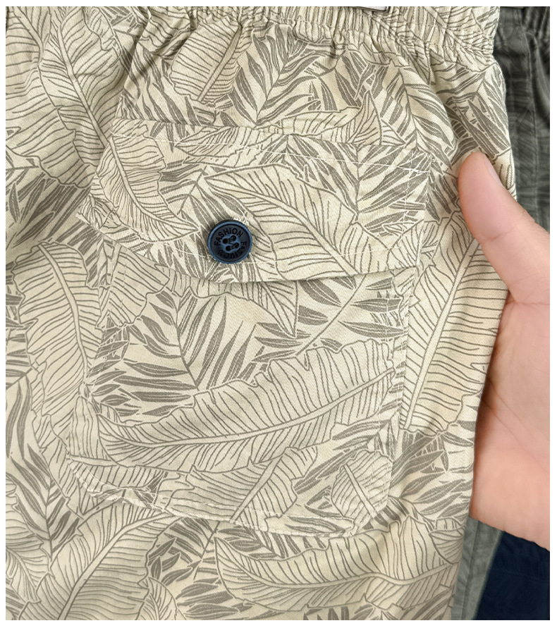 Men's Quick Drying Printed Casual Summer Shorts In Cotton_voghion.com