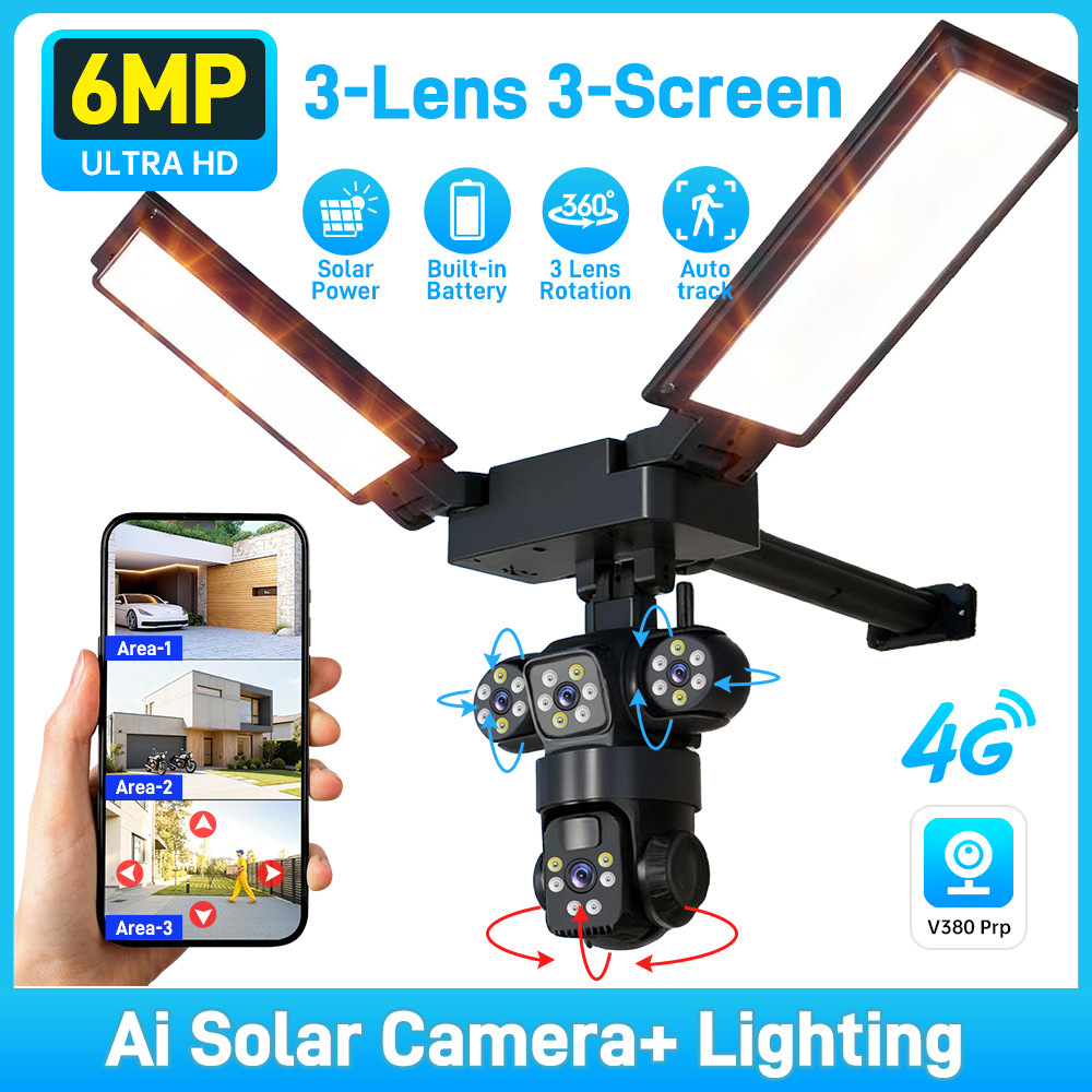 LED street lamp solar-powered