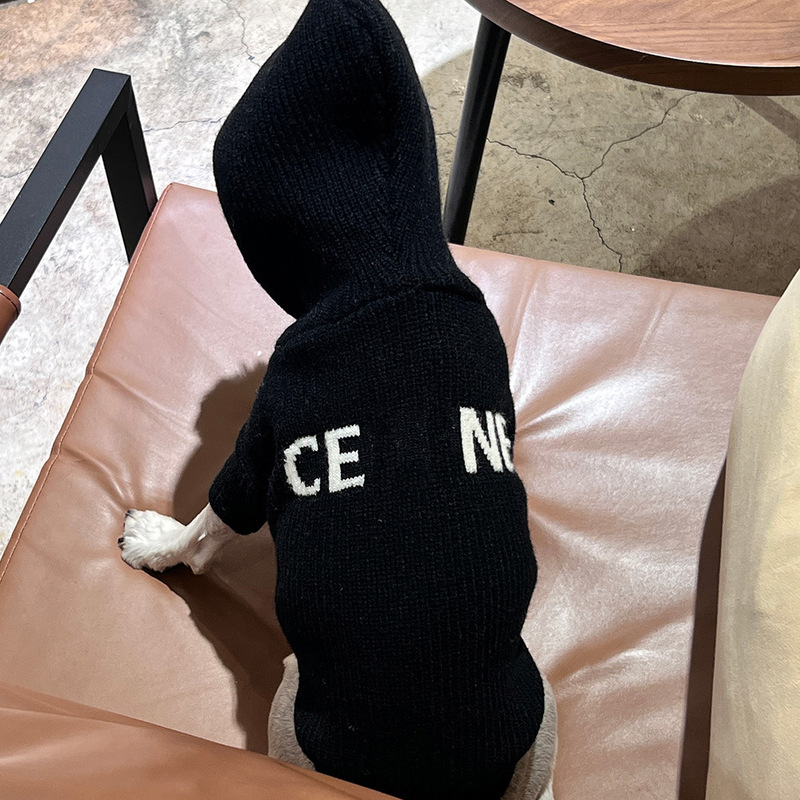 Dog clothes sweater autumn and winter pet knitted sweater chenari Teddy French bucket coat Teddy Corgi cat pet