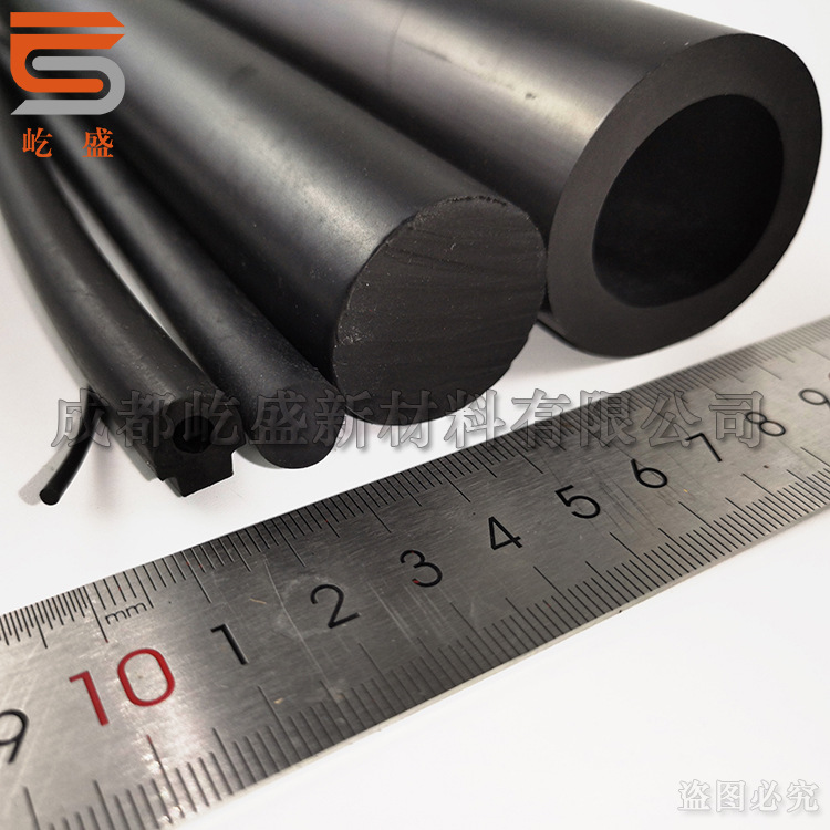 耐油耐高温耐腐蚀橡胶管氟胶制品氟橡胶管 壁厚1mm氟胶管外径65mm