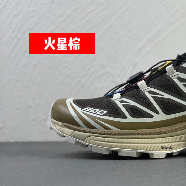 户外机能鞋XT6男鞋现货冰川白灰色运动跑步鞋徒步鞋登山越野跑鞋|undefined