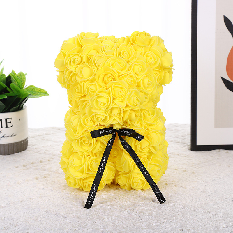 Oso de espuma de polietileno rosa, regalo creativo para el Día de San Valentín, Navidad o cumpleaños para novia o mejor amiga, directo de fábrica