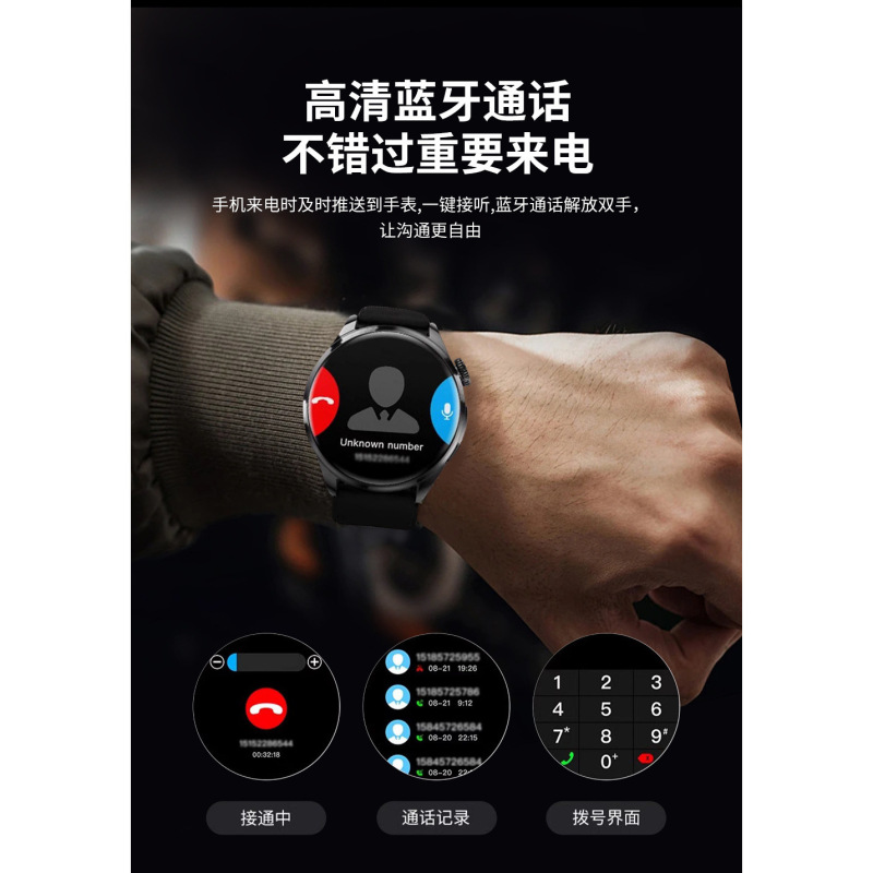 智能手表gt4Pro华强北正品2025新款黑科技健康watch5蓝牙接电话2|undefined