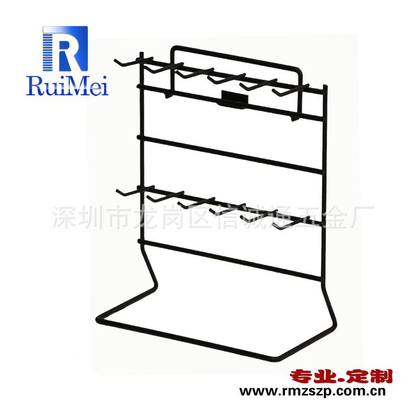 加工生产专用金属桌面铁线电池架壁挂展架手机挂件家用钥匙扣挂架