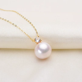 项链;吊坠;天然珍珠项饰