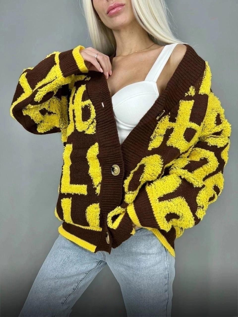 2024 neuer Herbst- und Winter-Rundhals-Langarm-Strickmantel für Damen, russischer Pullover_voghion.com