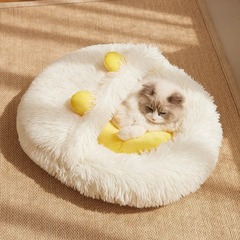 猫の巣のペットの巣の布団の巣の冬の保温のぬいぐるみのテディの犬の巣の厚いマットの小型犬の用品の猫は通用します。