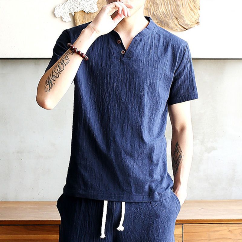 Navy blue single top