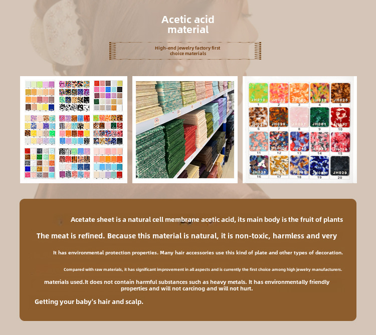 YHJ Haarschmuck Neue Essigsäureplatte Meerestier-Haarnadel Seepferdchen Schildkröte Greifklammer Haar Hai Clip Haarklaue_voghion.com