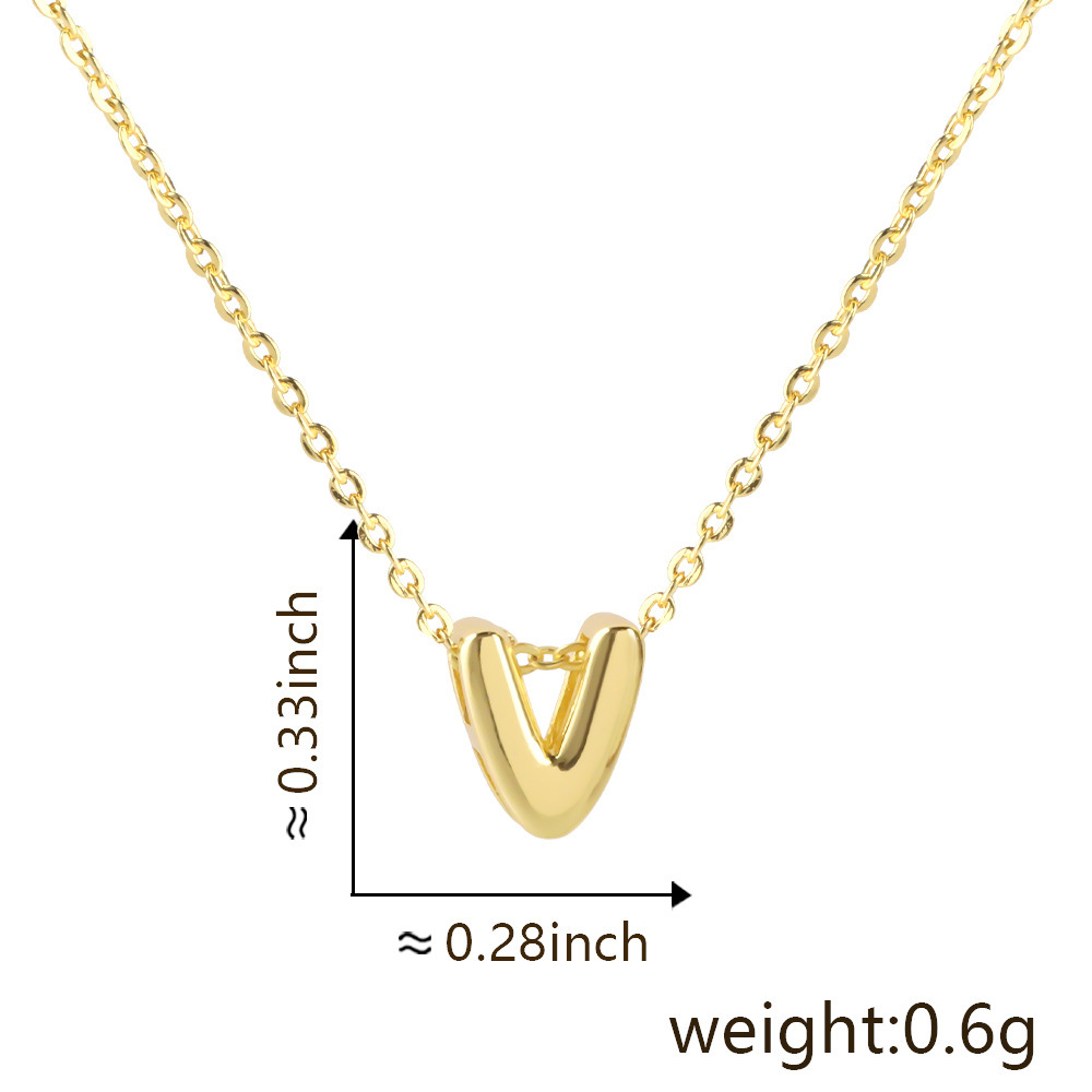 2g Weight Pendant Jewelry Making Type 5.5*8.4mm Jewelry Making Size DIY Jewelry Accessories Classification 1 Piece Quantity Copper Material Letter Pattern All Seasons Season Polished Finish Plating Design Simple Style, Classic Style Style 1 Piece 5.5*8.4mm Copper Letter Polished Pendant DIY Jewelry Accessories 24