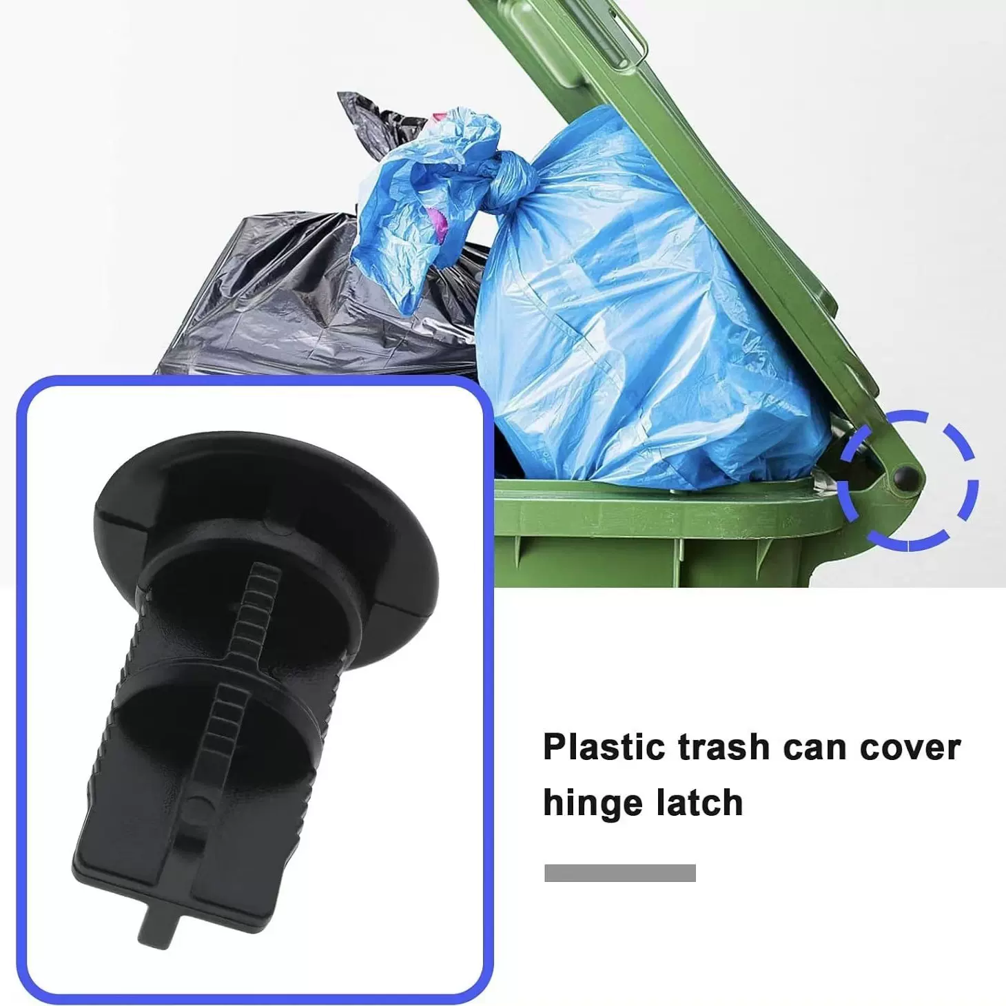 跨境热销现货塑料配件户外垃圾桶插销定制加工模具注塑机生产