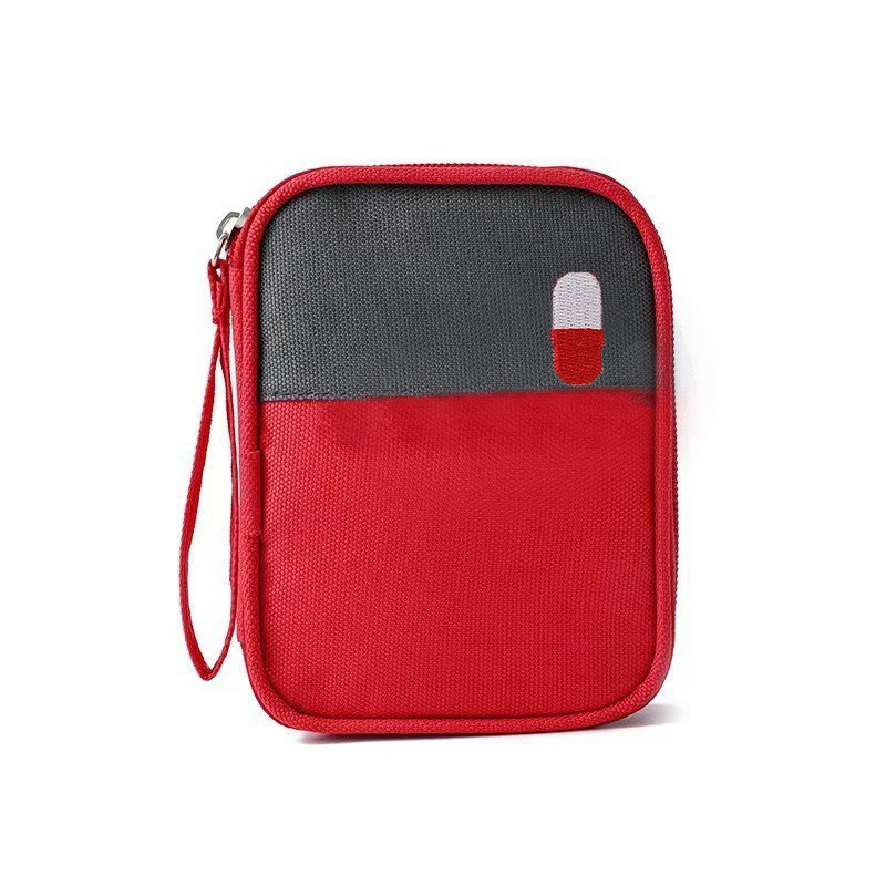 Bolsa de medicina portátil para viaje de negocios bolsa de medicina pequeña bolsa de primeros auxilios de emergencia al aire libre bolsa de almacenamiento de medicina en el hogar