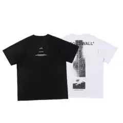 ZGPB side cold wall back constellation LOGO paint printing trendy loose High Street FOG short sleeve T-shirt ACW
