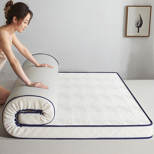 In stock supply three-dimensional knitted latex mattress four seasons Universal Foldable student dormitory soft mattress