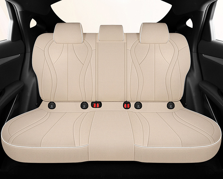 BYD Seal 06DMI Car Cushion Cotton and Linen Special Full Encircled Seat Cover Cloth Four Seasons Five Seat Cushion