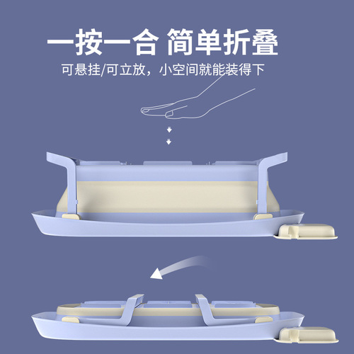 American baby bathtub foldable baby bath tub new children's bathing magic bathtub home use large