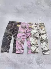 Stu Jackson Wang Same Style Graffiti Maple Leaf Pants with Branch and Leaf Camouflage, Loose Straight Casual Pants, Thin Workwear Style