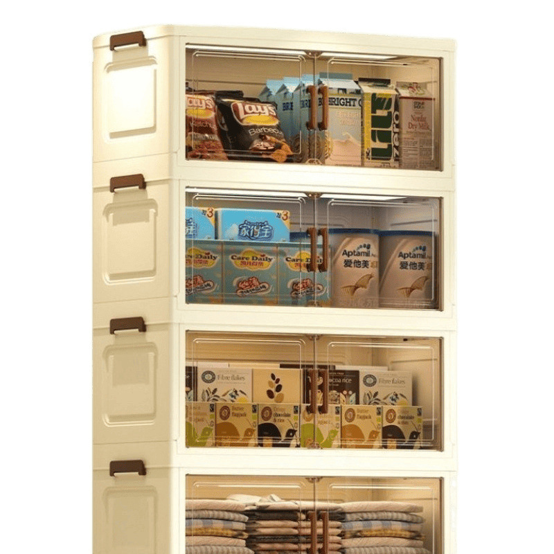 免安装折叠收纳柜箱特厚置物架儿童玩具书本宝宝零食杂物多层防水|undefined