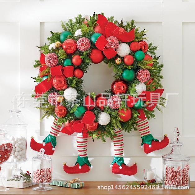 独立駅クリスマス花輪2022クロスボーダー熱売祝日装飾品グリンチクリスマス泥棒花輪ストラップ|undefined