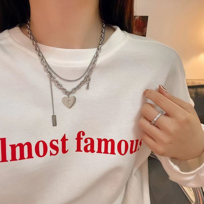 SKU-11-疊戴鑰匙項鍊