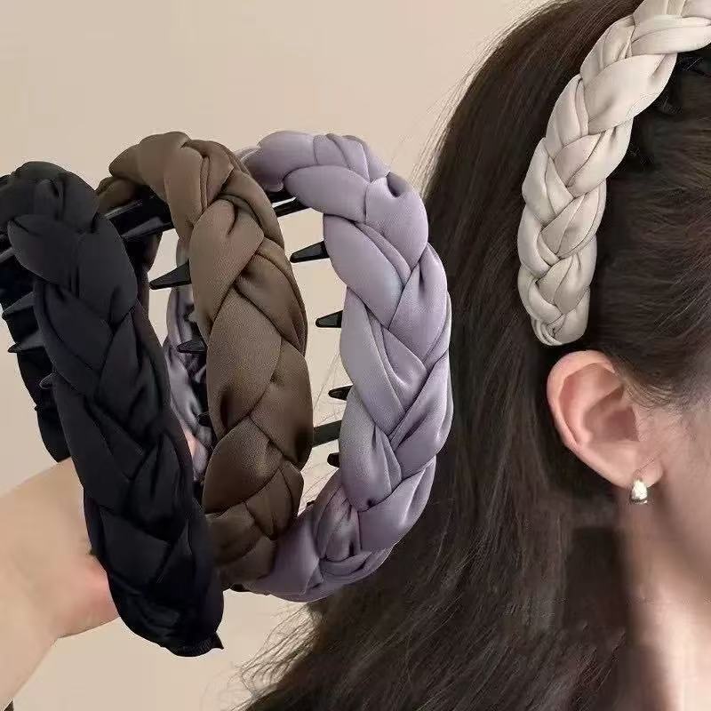 High Crown Ultra-Wide Wave Hairband for Women 2025 New Style with a High-End Feel, Elegant and Fluffy Face-Washing Headband Accessory High Crown Ultra-Wide Wave Hairband for Women 2025 New Style with a High-End Feel, Elegant and Fluffy Face-Washing Headband Accessory