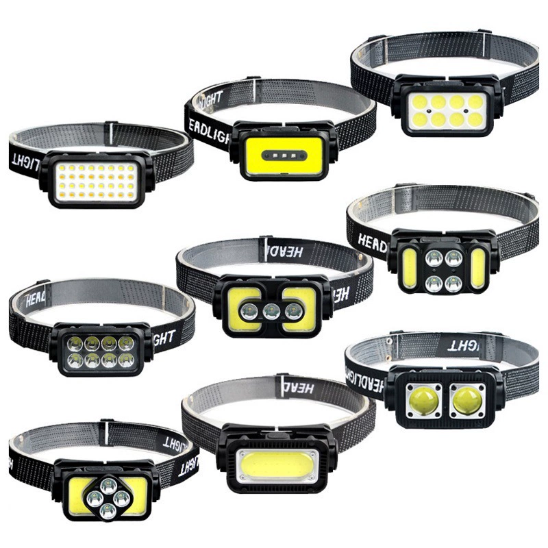 Электронная коммерция для COB налобный фонарь индукционный налобный фонарь зарядка налобный фонарь Сильный свет налобный фонарь супер яркий налобный фонарь