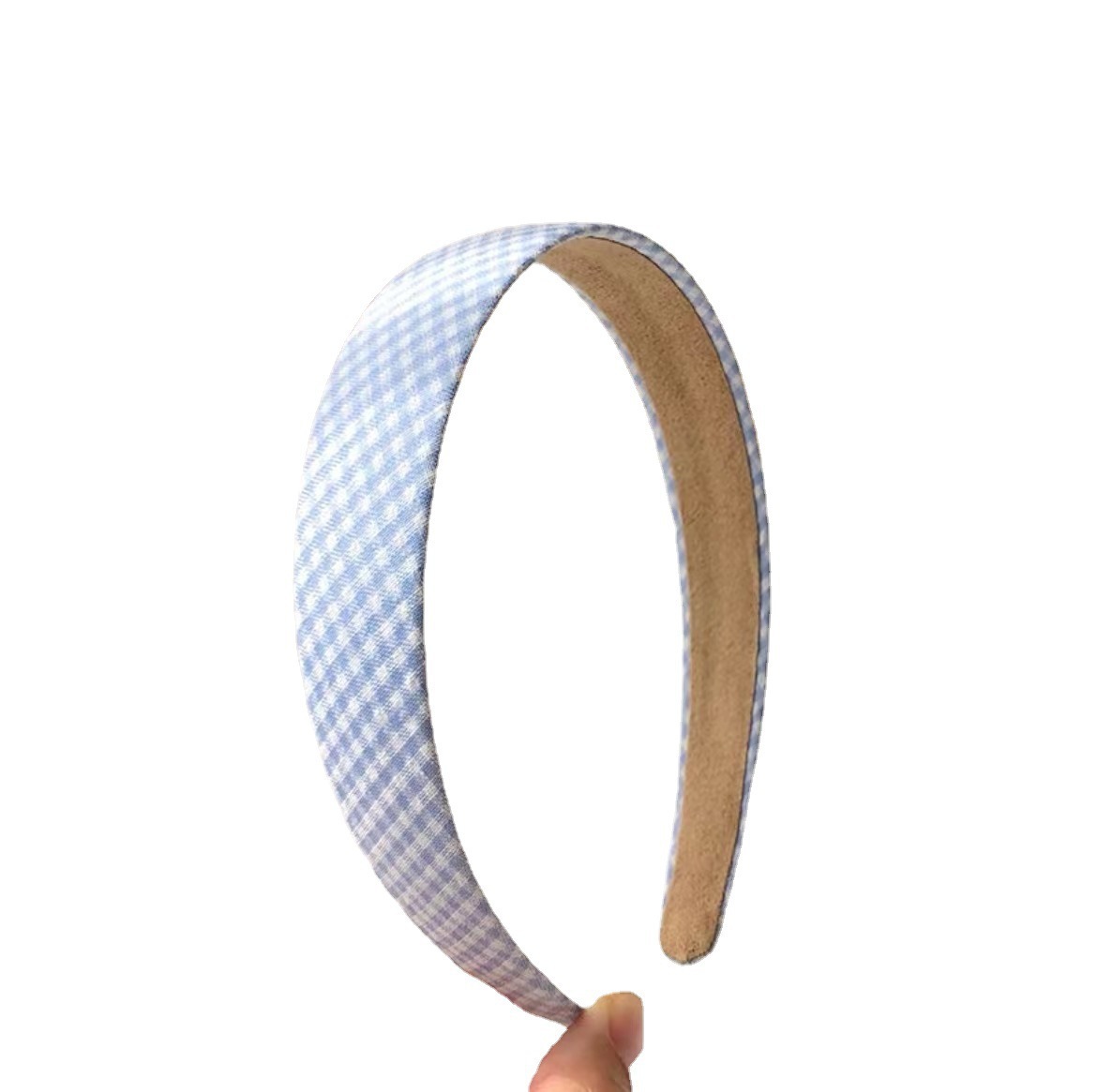 Breites Haarband im französischen Sommerstil, vielseitig einsetzbar, mit Blumenmuster, zum Binden von glattem Haar, ideal für Outdoor-Aktivitäten und als Haarspange._voghion.com