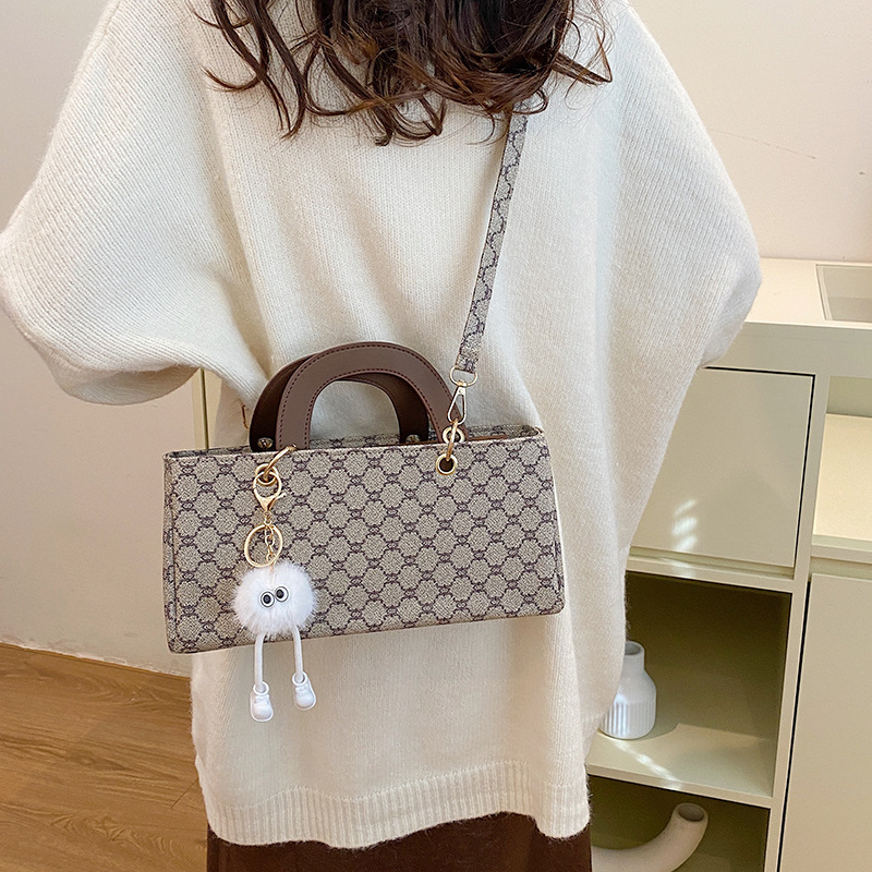 2024 otoño ocio nueva tendencia de moda simple bolso de mano estética de hombro bolso pequeño bolso cuadrado bolso de mujer