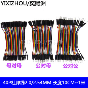 40P�Ű2.54MM ĸ��ĸ ����ĸ ������ һ��40�� ���ž� 10/20CM