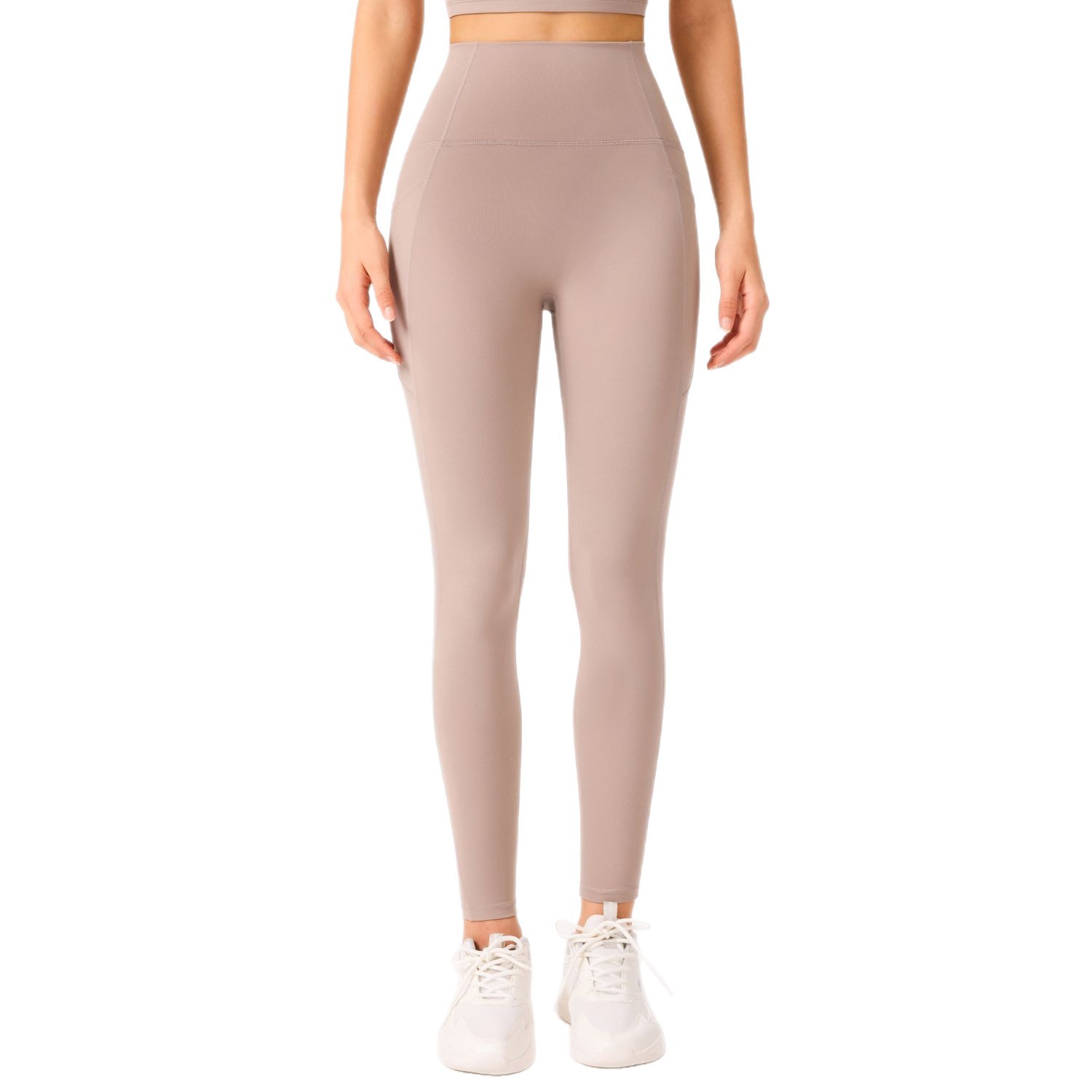Nuevo N66 Laica nube pantalones de algodón de cintura alta caderas sin líneas embarazosas pantalones de tiburón se pueden usar con cinturón deportivo