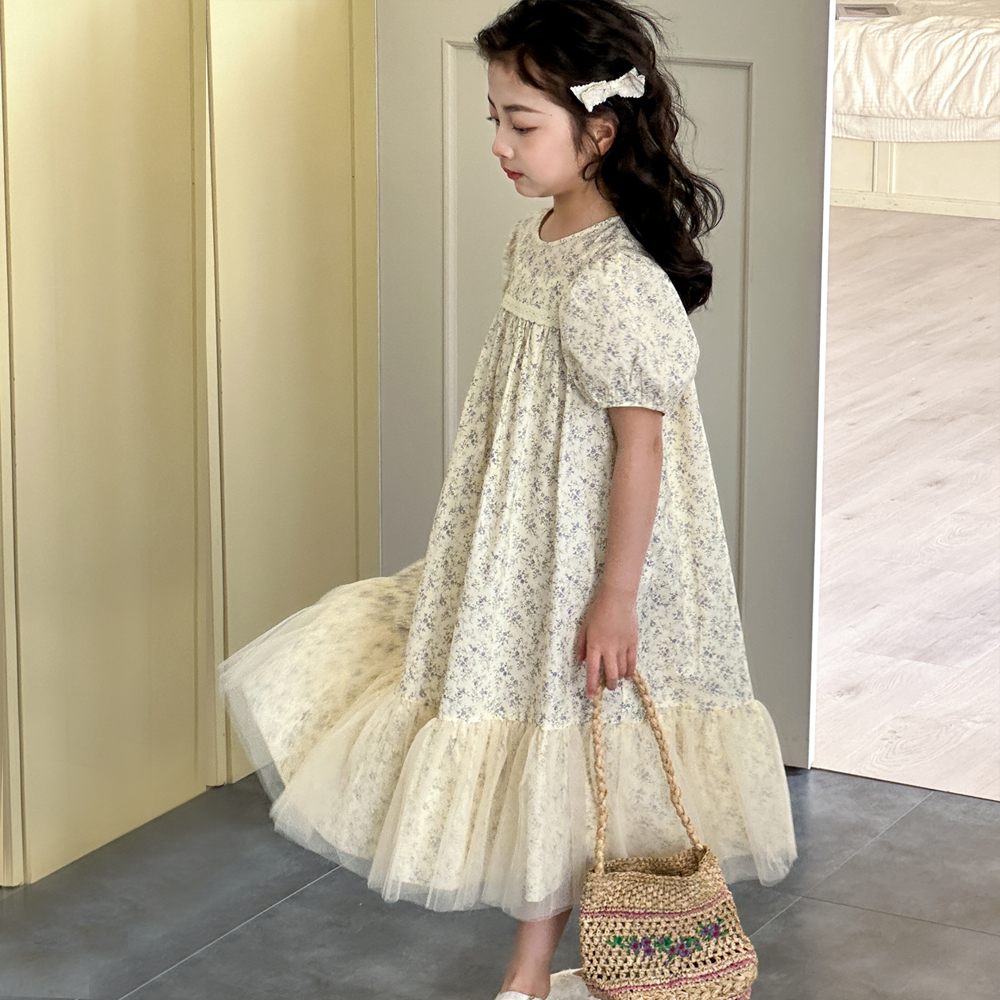 Little Red Fish Mädchen 2026 Neues Kinder Prinzessin Baby Mädchen Eltern-Kind Outfit Süßes Puppenkleid_voghion.com