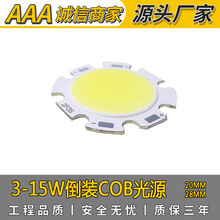 现货供应发光面20MM倒装COB大功率集成光源3W至12W射灯光源灯芯