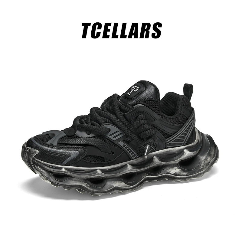 Деми-сезон спортивные кроссовки TCELLARS, дышащая повседневная обувь на платформе для любимого, официальный продукт
