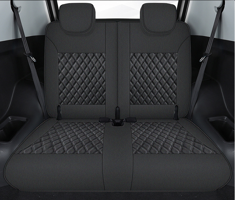 Chery Little Ant Car Seat Cover, Suitable for All Seasons, Linen Breathable Cushion Seat Cover, All-Inclusive Cotton and Linen Special Seat Cover
