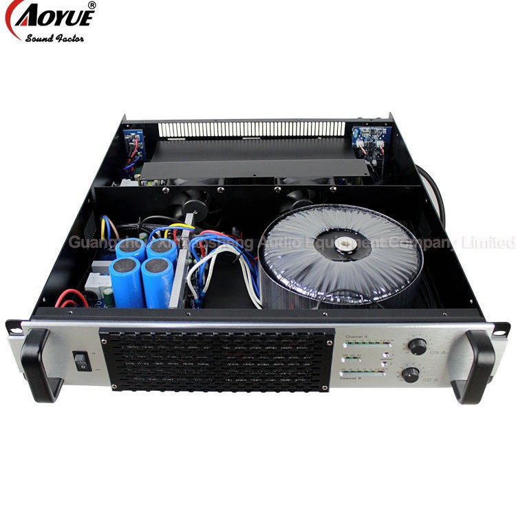 KTV amplificador de alta potencia post-nivel de rendimiento profesional de la tarjeta paquete etapa pura 800W karaoke altavoz