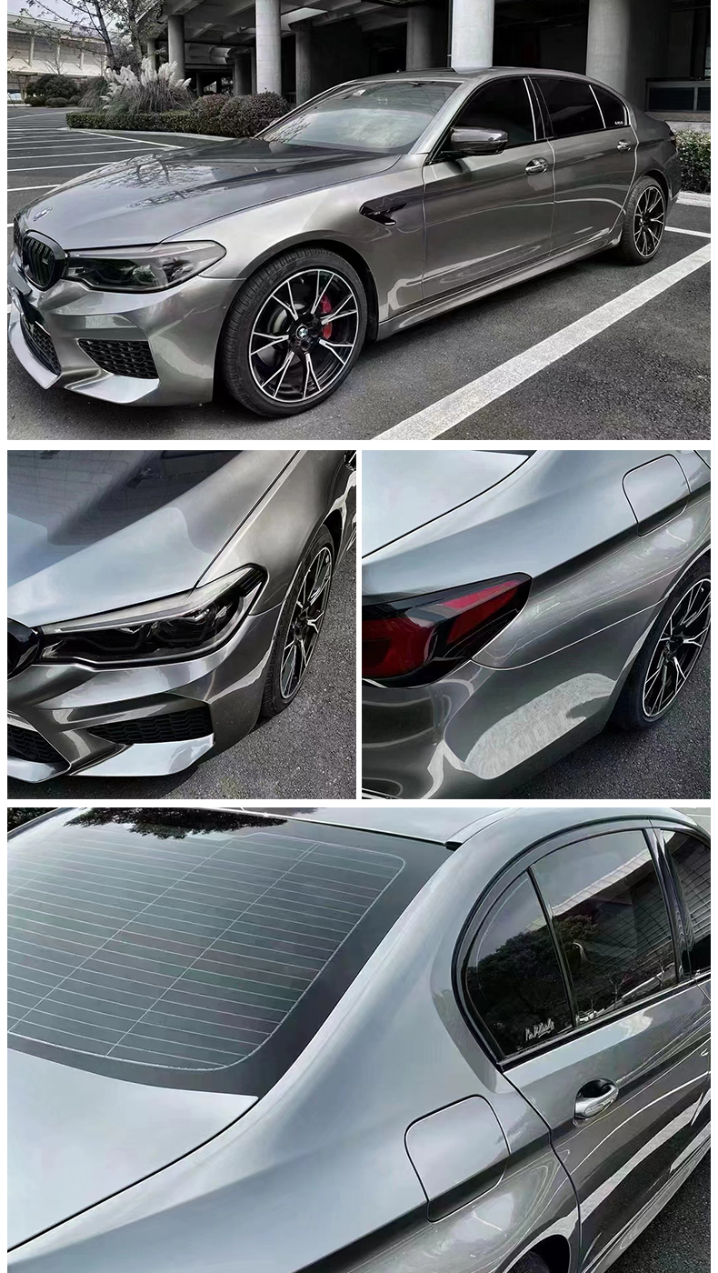 Suitable for Alexander Silver color change film for cars, GT metallic silver rearview mirror, full body film for electric motorcycles