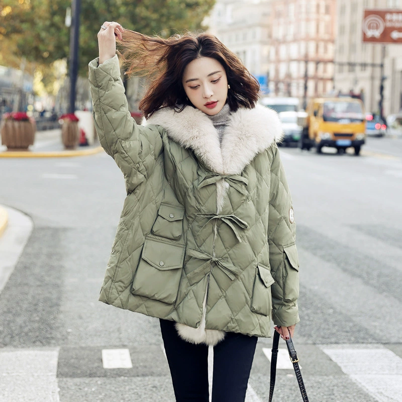 Winter velvet down jacket, duck down