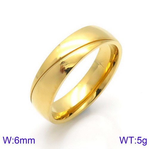 Golden Male Ring KR86750-K