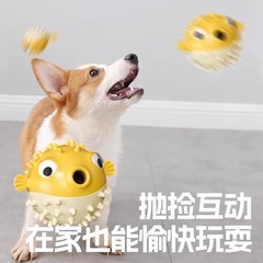 トランポリン犬のおもちゃの退屈な神器の歯ぎしりに耐えます。